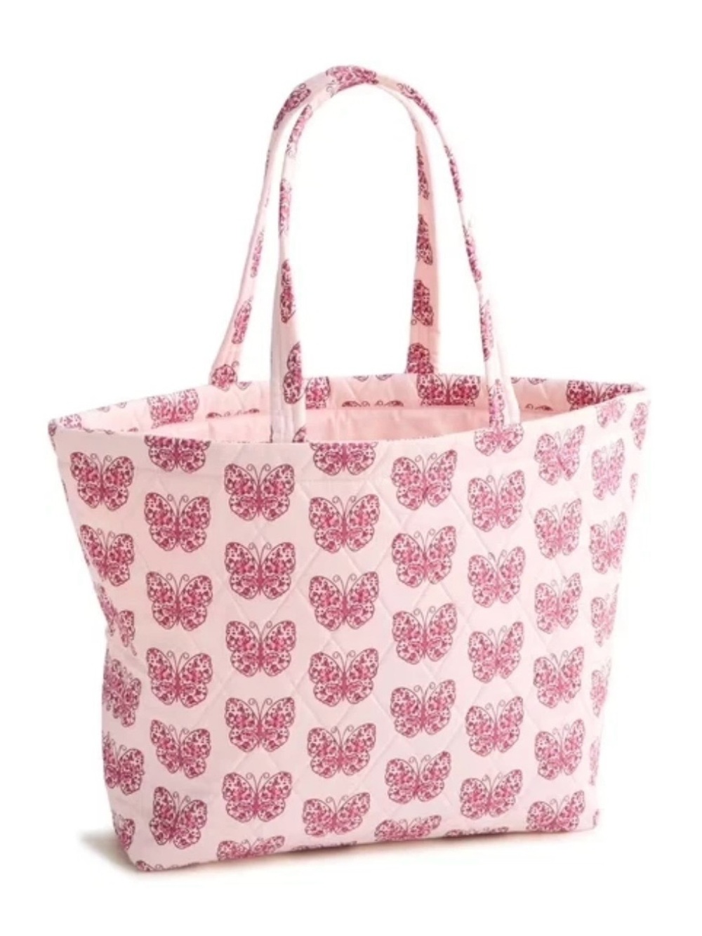 Vera Bradley • NWT • Butterfly Blooms Crystal Pink East West Tote Bag